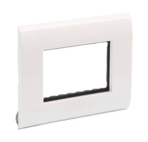 Legrand Myrius 4M White Plate With Frame, 6732 14